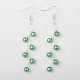 Glass Pearl Beads Earrings EJEW-JE01043-06-1