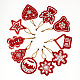 DIY ペンダント デコレーション 樹脂 ダイヤモンド ペインティング キット  クリスマスの家の装飾に  ミックスカラー  ペンダント：50~70x70~75mm  10個/セット DIAM-PW0001-106-1