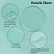 Fingerinspire 100pcs círculo transparente DIY-FG0003-42-4