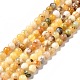 Chapelets de perles en opale jaune naturelle G-G992-A02-B-1