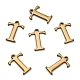 304 Stainless Steel Alphabet Charms STAS-H122-T-AB-2