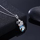 925 Sterling Silver Pendant Necklaces NJEW-BB30744-G-4