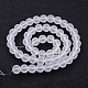 Chapelets de perles en verre mate X-GLAA-G016-8mm-01-2