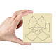 木材切断ダイ  鋼鉄で  DIYスクラップブッキング/フォトアルバム用  装飾的なエンボス印刷紙のカード  ちょうの模様  15x15cm DIY-WH0178-061-7
