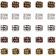 チベット風合金ヨーロピアンビーズ  大穴ビーズ  花を持つ列  ミックスカラー  6.5x7.5mm  穴：4.5mm  200個/箱 TIBEB-PH0004-63-1