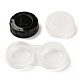 Caja de plástico pp para lentes de contacto para niña AJEW-I061-A02-3