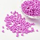 Cube Opaque Colours Glass Seed Beads SEED-R026-A07-1