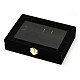 Boîtes à bijoux en bois rectangle OBOX-L001-05B-1