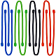 GORGECRAFT 8PCS 12-Inch Original Silicone Cable Tie Steel-Core Twist Ties Self-Gripping Multi-Color Hook and Loop Cord Keeper Cable Wrappers for Cord Management Home Office Desk Organization AJEW-GF0005-37-1