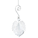 Larme verre suspendu suncatcher pendentif décoration DJEW-PW0008-04C-1
