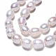 Fili di perle di perle d'acqua dolce coltivate naturali PEAR-N012-09A-3