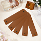 GORGECRAFT Leather Napkin Ring Set of 6 Rustic Brown Napkin Rings Serviette Buckle Holder for Valentine's Wedding AJEW-WH0129-94C-5