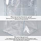 Valentine's Day Transparent PVC Plastic Bag with Handle ABAG-BC0001-20-4