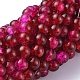 Crackle Glass Beads Strands X-CCG-Q002-8mm-08-1