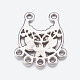 Tibetan Style Alloy Chandelier Components Links PALLOY-EA10687Y-AS-NF-3