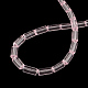 Chapelets de perles en verre transparent GLAA-R162-10x4-06-2
