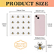 CREATCABIN 128Pcs Bumble Bee Stickers Planner Stickers Self-Adhesive Decals Waterproof DIY for Crafts Water Bottles Phone Laptop Guitar Scrapbooking Party Adults School Teachers 1 Inch DIY-WH0370-001-2