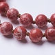 Colliers de perles en jaspe de régalite naturelle / jaspe impérial / sédiment marin X-NJEW-P202-60-A02-2