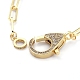 Brass Paperclip Chains Necklaces NJEW-JN02758-3