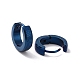 304 толстые серьги-кольца из нержавеющей стали для мужчин и женщин EJEW-G324-01BL-2