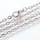 Eisenkabelketten Halskette machen MAK-R013-60cm-P-1