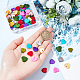 Ahandmaker 80 pcs perles de coquillage coeur SHEL-GA0001-09-3