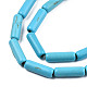 Chapelets de perles en turquoise synthétique X-TURQ-S282-26-2