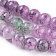Chapelets de perles en verre peint par pulvérisation GLAA-A038-C-52-3