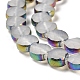 Hebras de perlas de vidrio esmerilado electrochapadas EGLA-Z001-01D-3