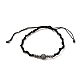 Einstellbare Nylonfaden geflochtene Perlen Armbänder Sets BJEW-JB05553-3