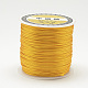 ナイロン糸  ラットテールサテンコード  オレンジ  1mm程度  約76.55ヤード（70m）/ロール NWIR-Q010A-523-2