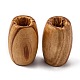 Cuentas de madera de pino olycraft WOOD-OC0001-99-3