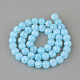 Chapelets de perles en quartz craquelé synthétique X-GLAA-S134-6mm-13-2
