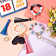 Pandahall elite bricolage mot amour porte-clés bracelet kits de fabrication DIY-PH0008-76-5