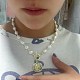Shell collares perla colgante NJEW-BB72232-2