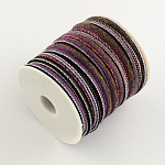 Cordon en tissu ethnique, colorées, 6~7mm, environ 8.74 yards (8 m)/rouleau