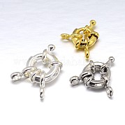Латунная застежка пружинного кольца KK-L082B-01