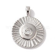 Подвески из латуни и кубического циркония KK-L216-060P