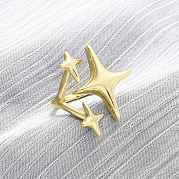Латунные регулируемые манжеты для женщин RJEW-U053-06G