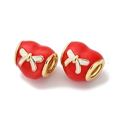 Латунь эмаль европейские шарики KK-Q098-34G