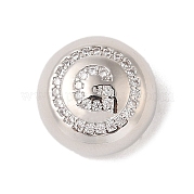 Подвески из латуни и кубического циркония KK-Z047-07P-G-RS