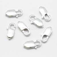 Pandahall 925 Sterling Silver Lobster Claw Clasp with Double Closed Rings  10mm Silver Necklace Clasp Replacement Jewelry Clasps Extender Connectors