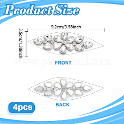 Parches de ropa con rhinestone&nbsp;PATC-WH0028-027P