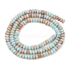 Synthetische Aqua Terra Jaspis Perlen Stränge&nbsp;G-S366-102A