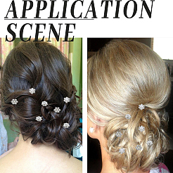 60 шт. 3 стиля спиральные шпильки для волос&nbsp;OHAR-SP0001-10B