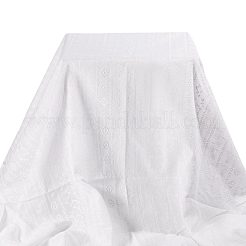 Tissu de coton brodé de fleurs&nbsp;DIY-WH0786-56B