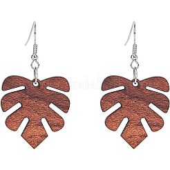 Pendenti in legno di noce non tinto&nbsp;WOOD-CA0001-03