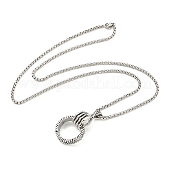 Сплав ожерелье&nbsp;LS-NJEW-B103-01AS-01