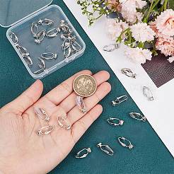 36 pz di convertitori per orecchini a clip in ottone&nbsp;KK-SP0001-10P