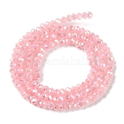 Запекание гальванических нитей стеклянных бусин&nbsp;LS-DGLA-A039-J4mm-B08